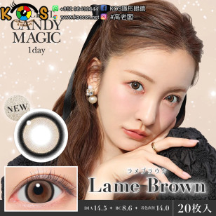 [預訂7-10天]Secret CandyMagic 1day Lame Brown シークレットキャンディーマジックワンデー ラメブラウン
